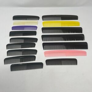 Vintage 16pc Hair Comb Lot ACE Goody‎ Lorraine